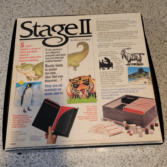 VTG 1985 Stage II: The Two Stage Trivia Game Milton Bradley✨️Complete - Picture 3 of 13